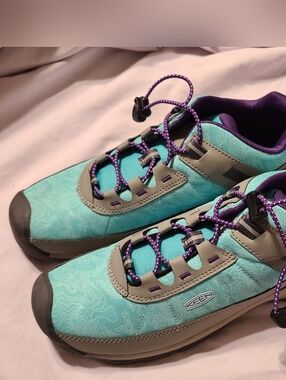 Keen Teal and Purple Trail Sneakers